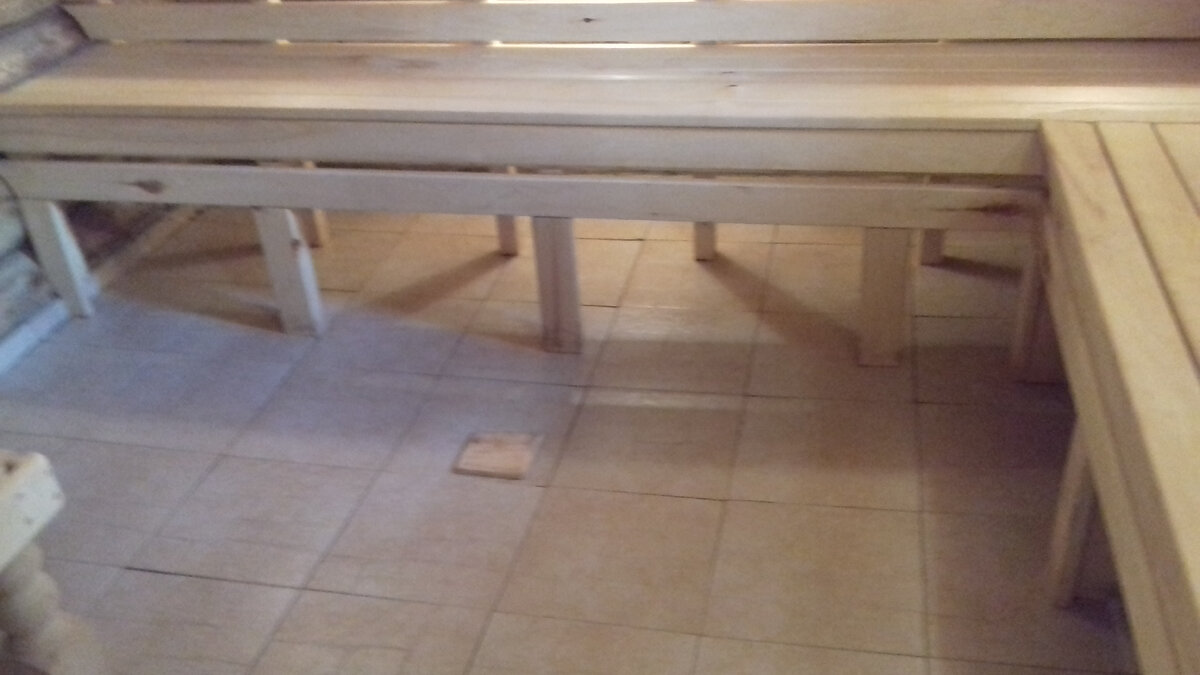 Полок в баню своими руками