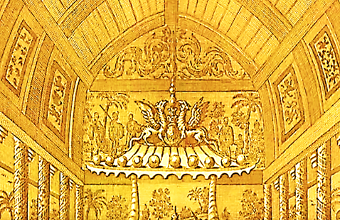 Рисунок 29. Василиски охраняют покои Хубилая. Из книги Марко Поло