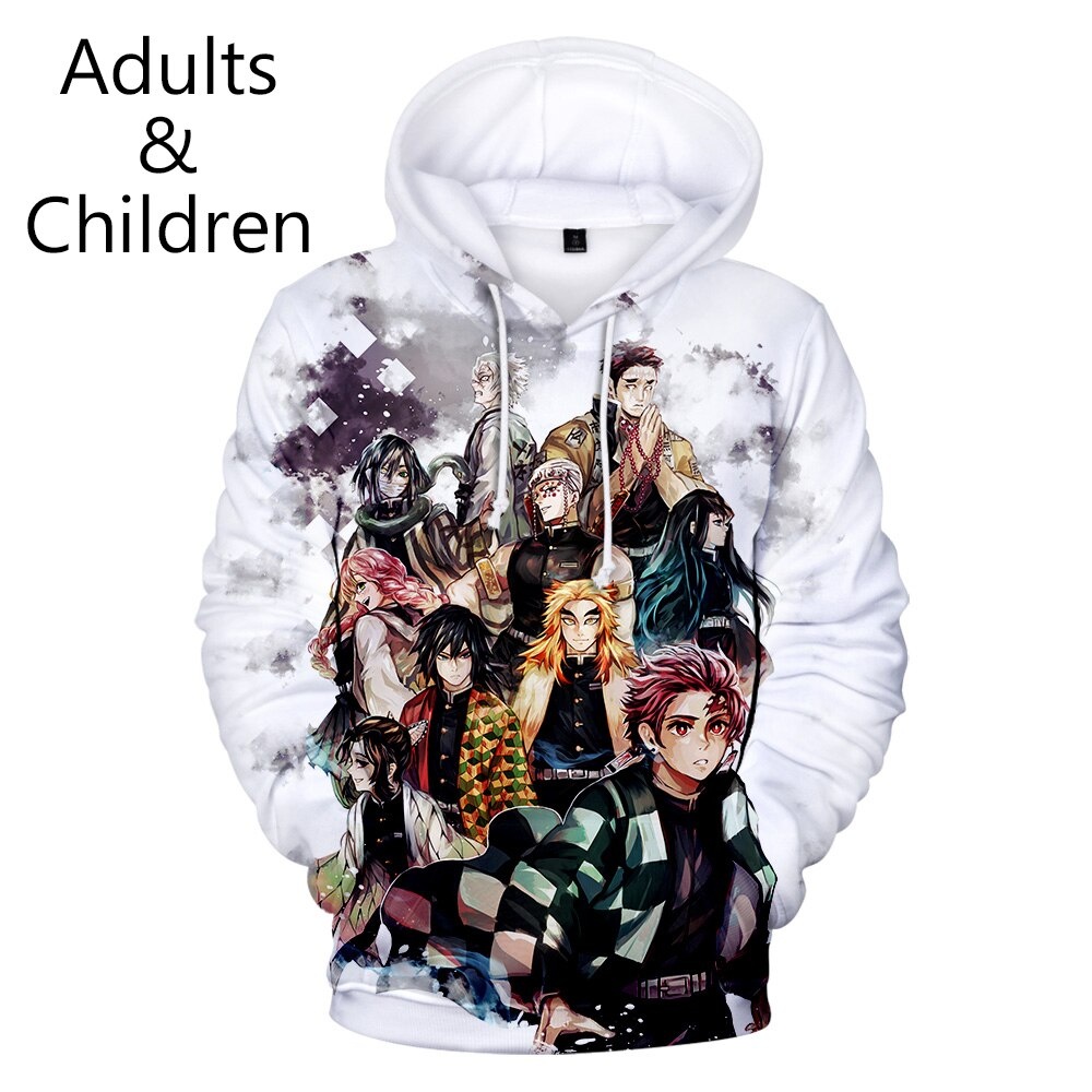 Худи мужские с капюшоном с принтом аниме