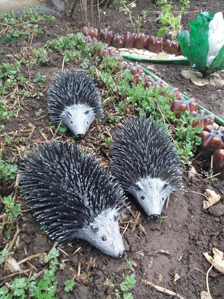 И вот такие милые ёжики получились. Источник- https://clck.ru/WD7jG