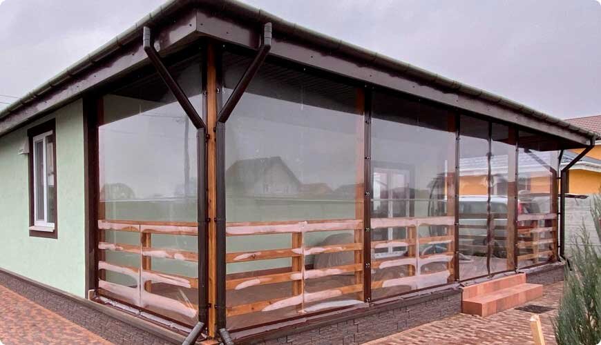 Мягкие окна для веранды