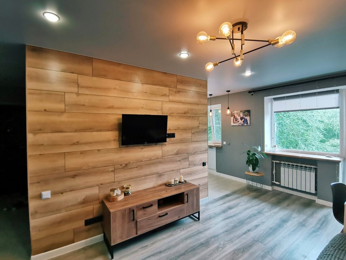 После ремонта.