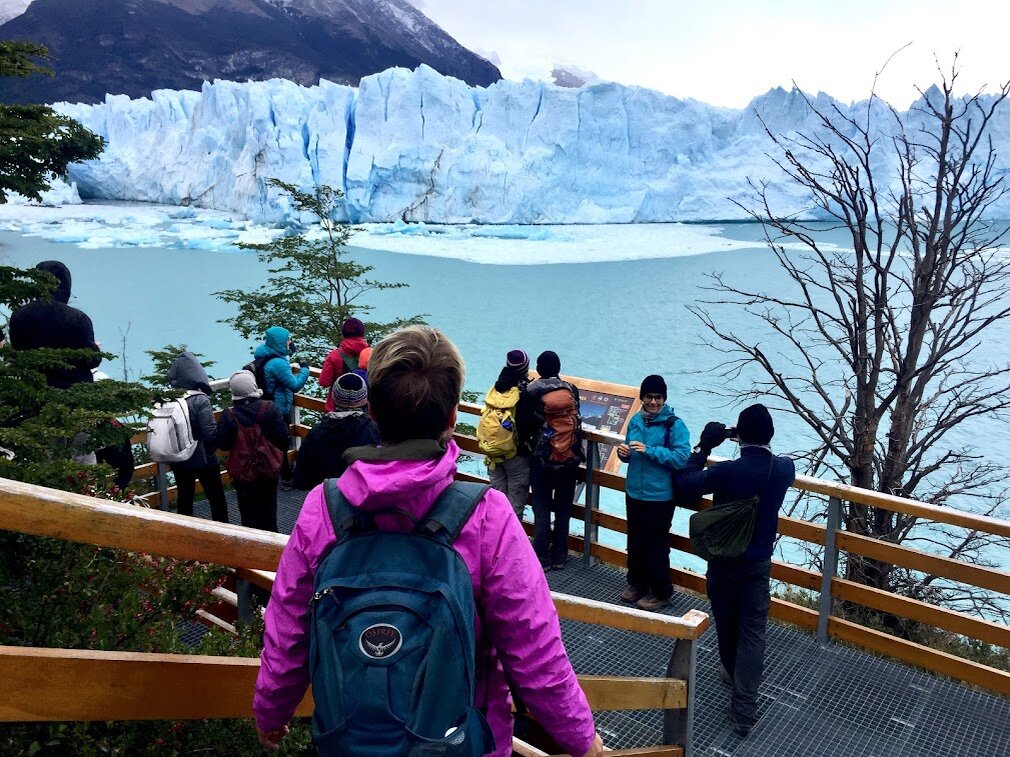 Дневной рюкзак на леднике El Calafate, Аргентина