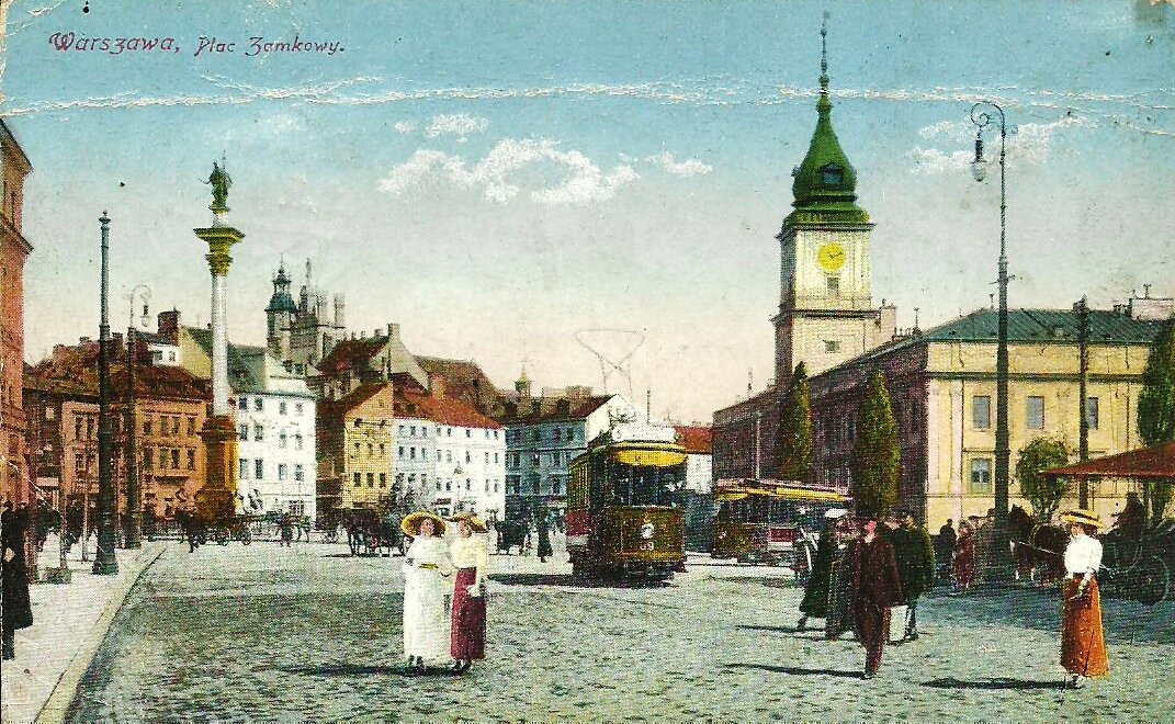 Старинная почтовая открытка варшава фото