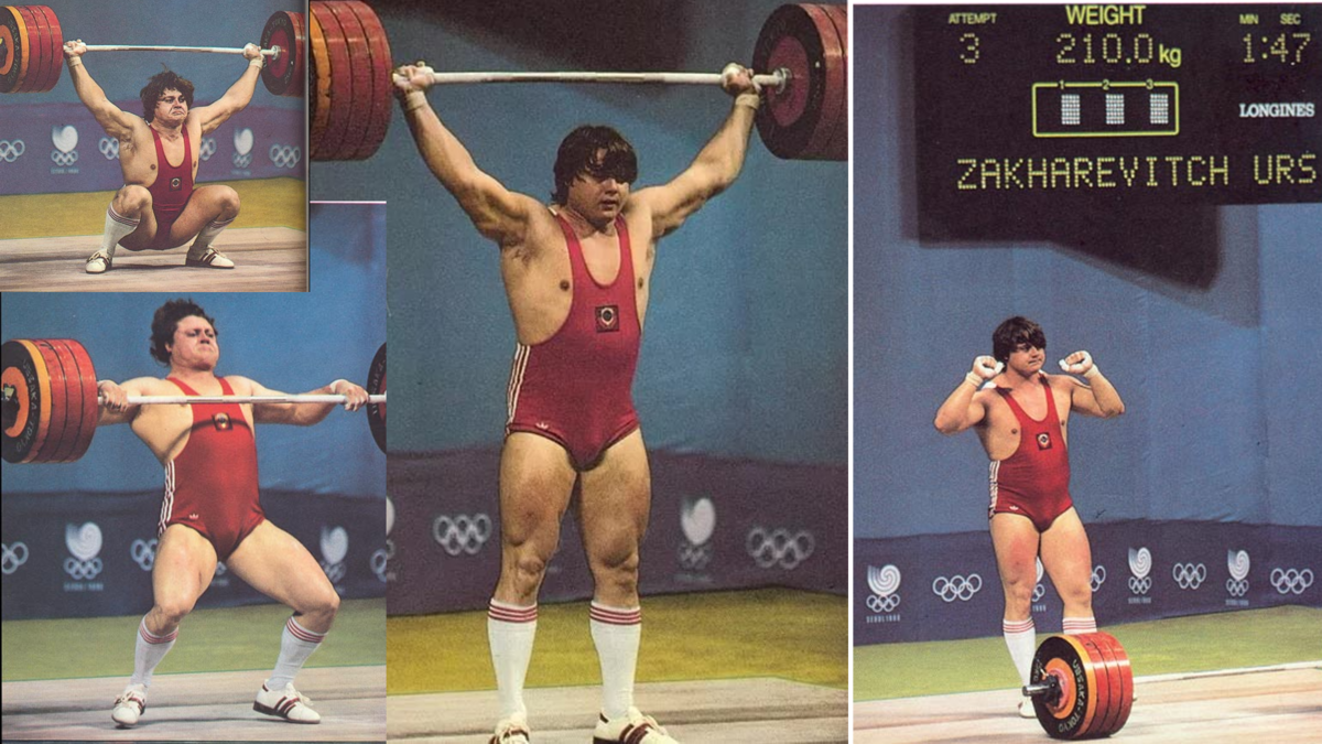 Олимпийский чемпион Захаревич.