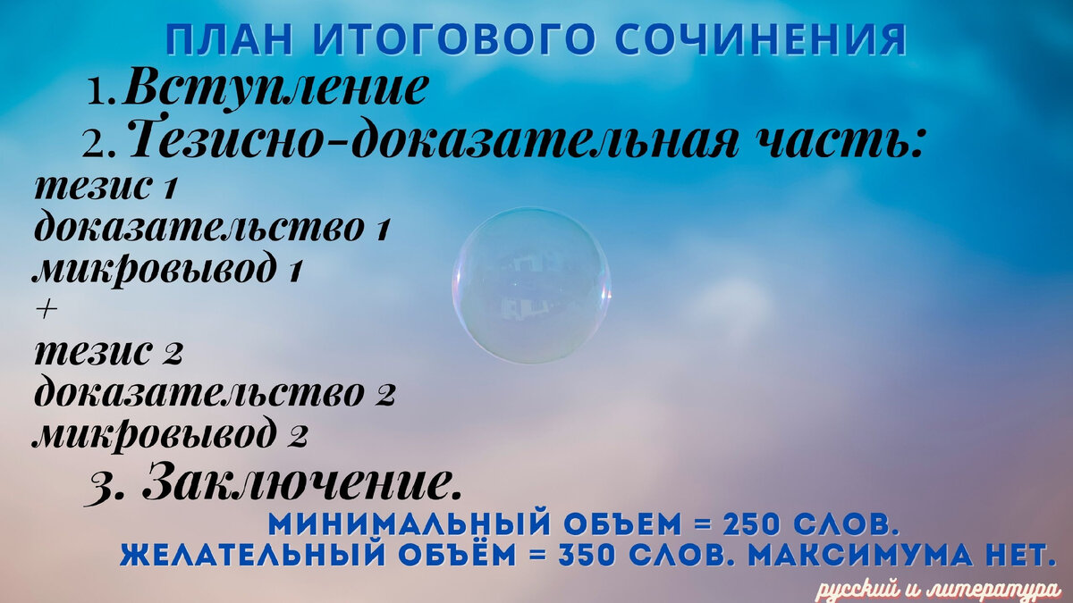 Итоговое сочинение 2023-2024: темы, структура, рекомендации