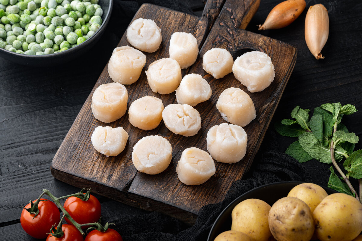 Гребешки морские.