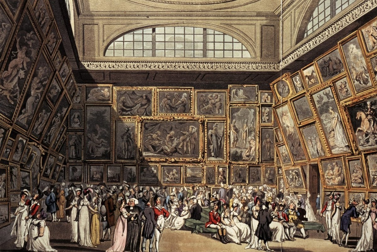 Квадратный салон в Лувре