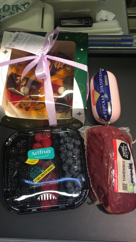 Случайное фото продуктов на НГ