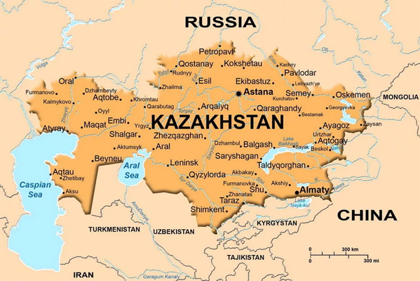Карта Казахстана