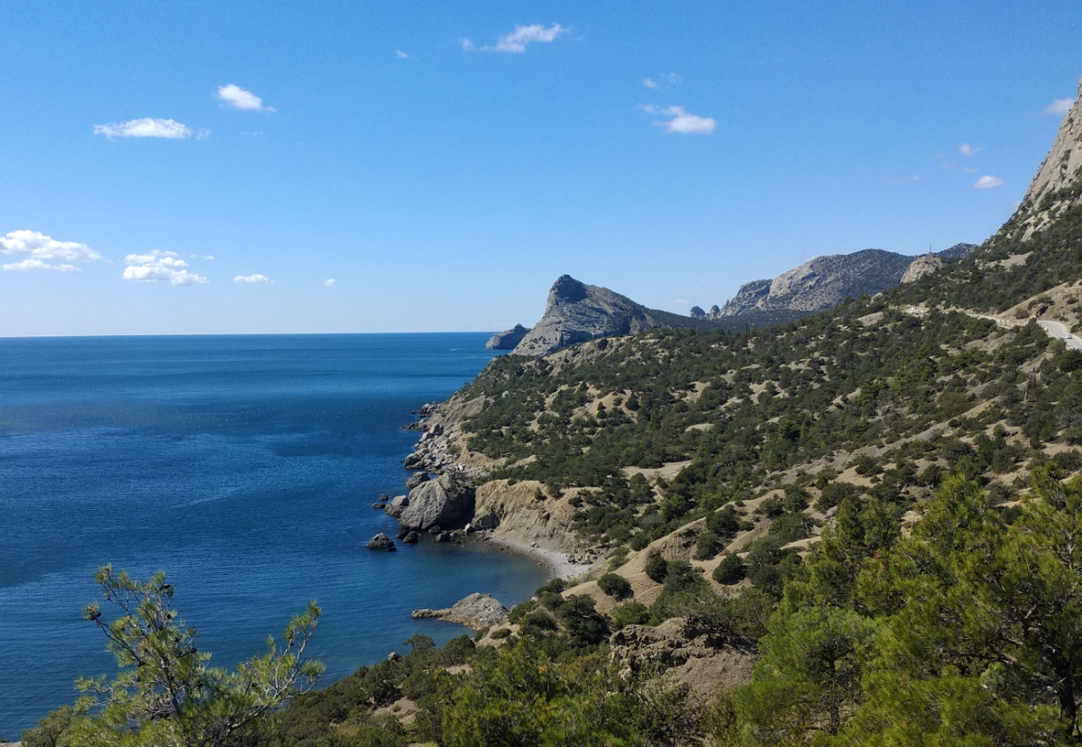 Вид на дикий пляж "Черепашка". Фото автора.