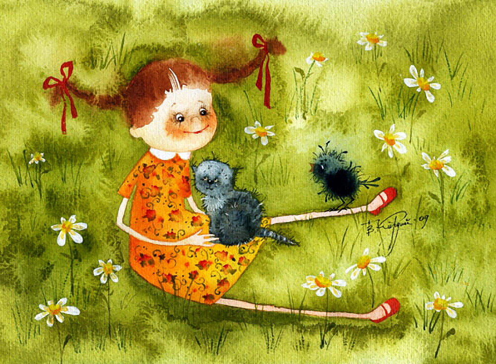 "Детство", художник Виктория Кирдий