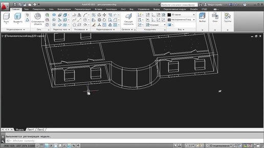 [Урок AutoCAD 3D] Создание 3D моделей из плоских чертежей в Автокад