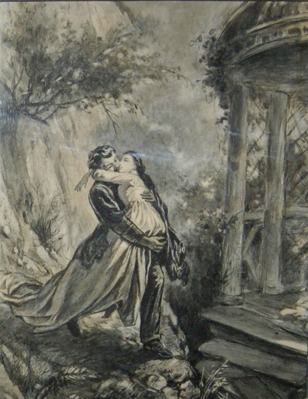 Марк Волохов и Вера. Худ. К. Трутовский. 1869 г (http://www.uokm.ru/goncharov6.php)