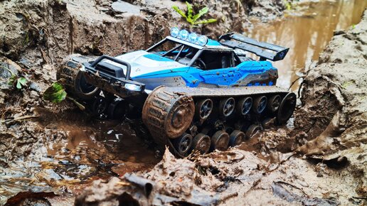 Вот как ULTRA танк SG 1204 EV2 тест по грязи проходил! ... RC OFFroad tank