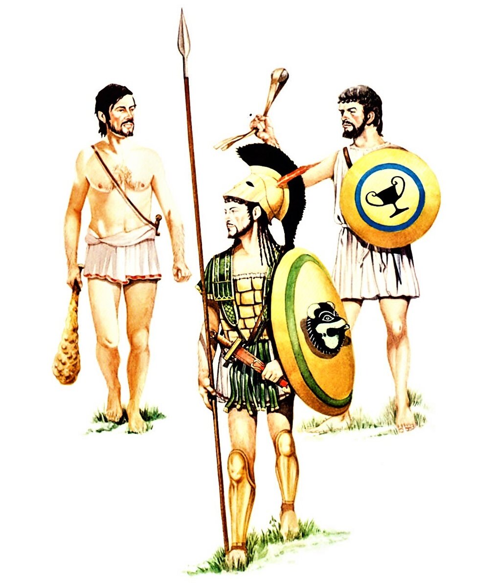 Воины Рима,греки назывались