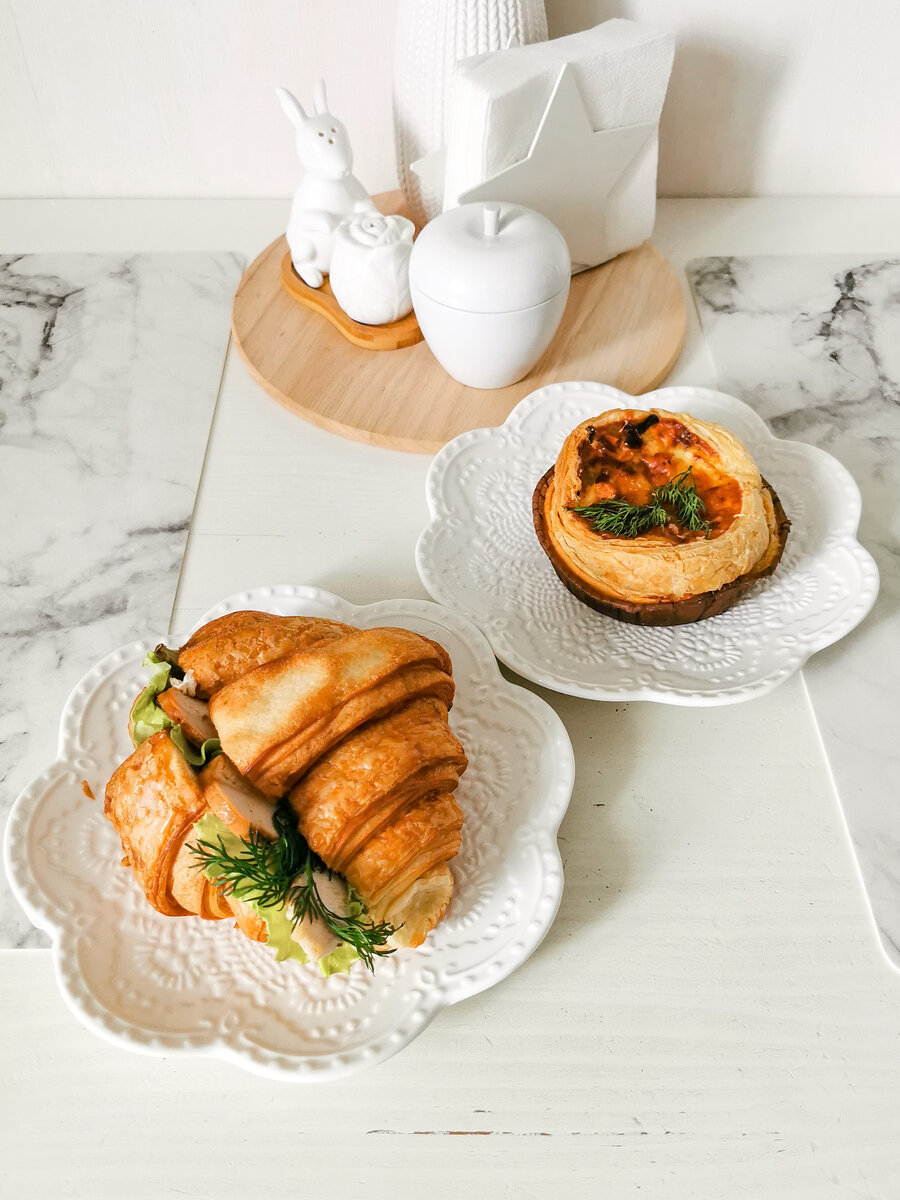 Круассан и киш