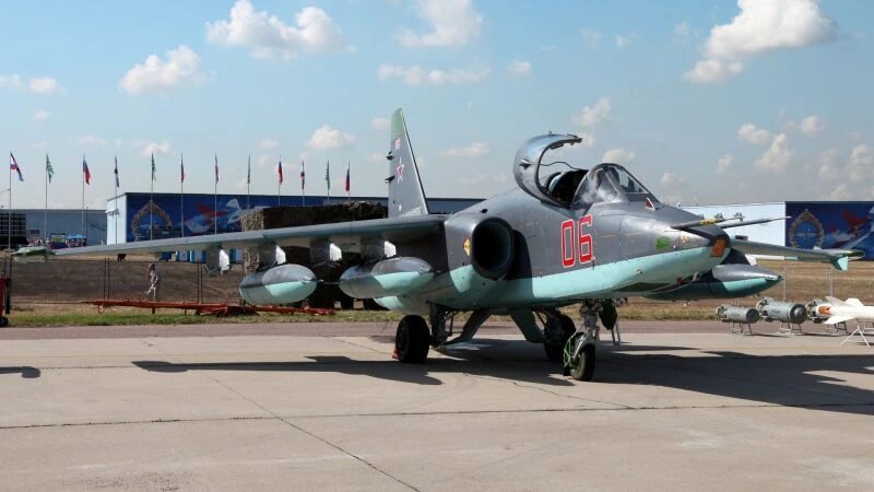 Штурмовик Су-25 на праздновании столетия ВВС РФ, 2012 год. Фото: Vitaly V. Kuzmin/ commons. wikipedia.org/CC BY-SA 4.0