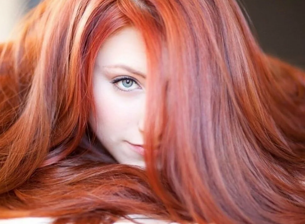 Повторное окрашивание волос в рыжий