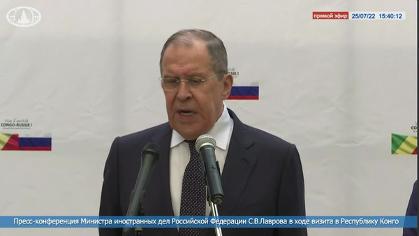 Лавров заявил, что Россия не создавала препятствий для вывоза украинского зерна. Видео © VK / МИД России