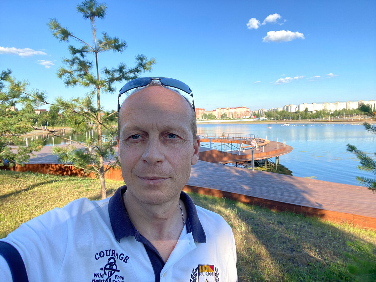 Павел Бочкарев в парке Кашкадан.