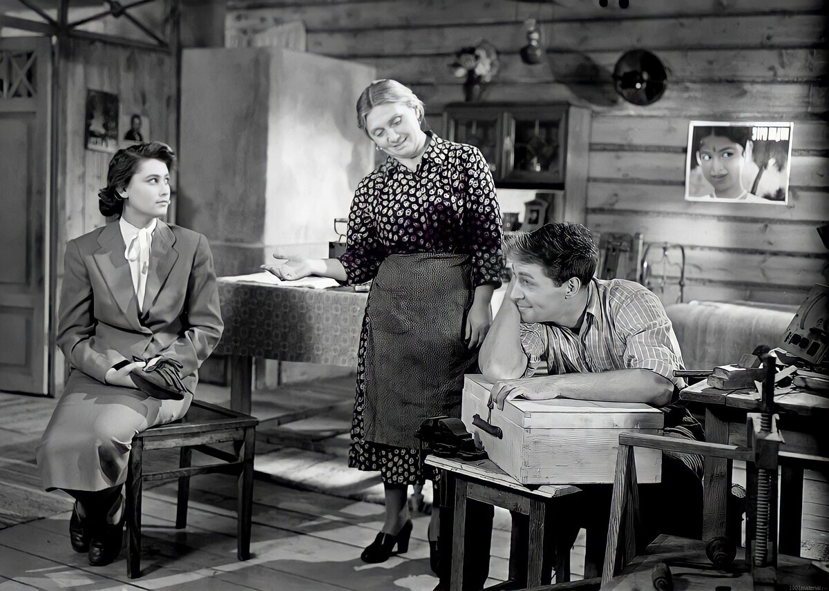 Кадр из фильма «Дело было в Пенькове», 1957 год, режиссер Станислав Ростоцкий