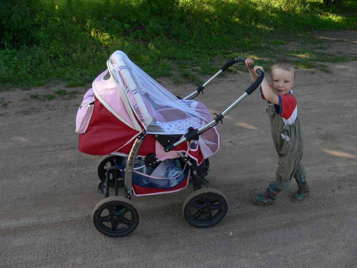 Видимо, так это себе и представляют. Не в сад ходить, а с коляской гулять вместо мамы