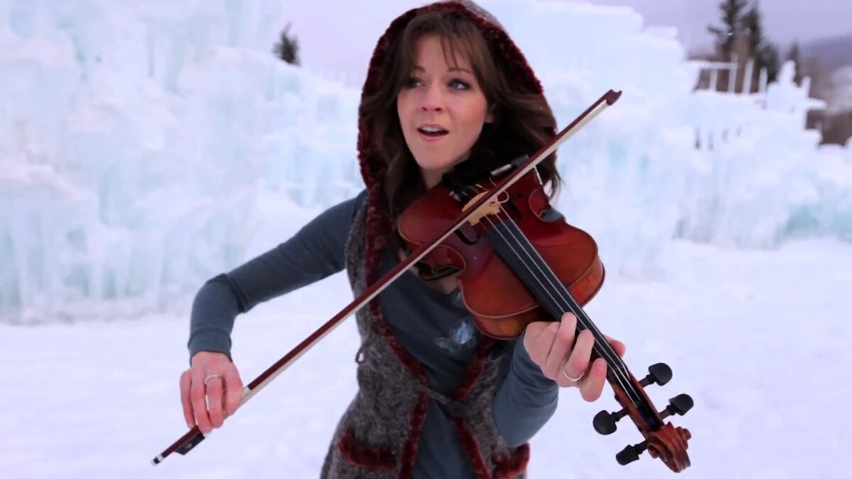 Линдси Стирлинг Crystallize. Carol of the Bells Линдси Стирлинг. Lindsey Stirling - Crystallize (Dubstep Violin Original Song). Девушка со скрипкой во льдах. Музыка на выход девушек