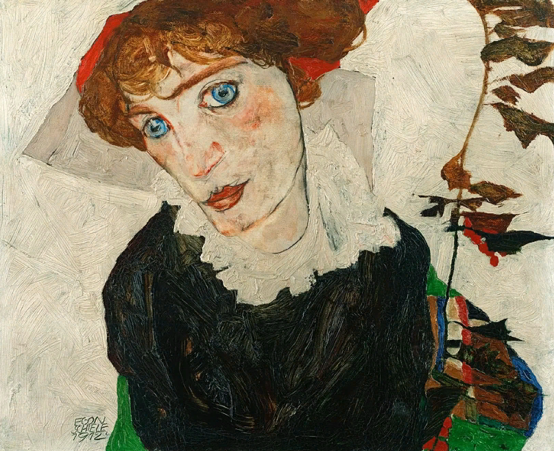 Эгон Шиле. Портрет Валери Нойциль (1912).