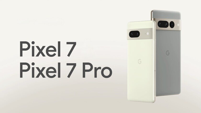    Pixel 7 и Pixel 7 Pro на одном фото: Источник: YouTube