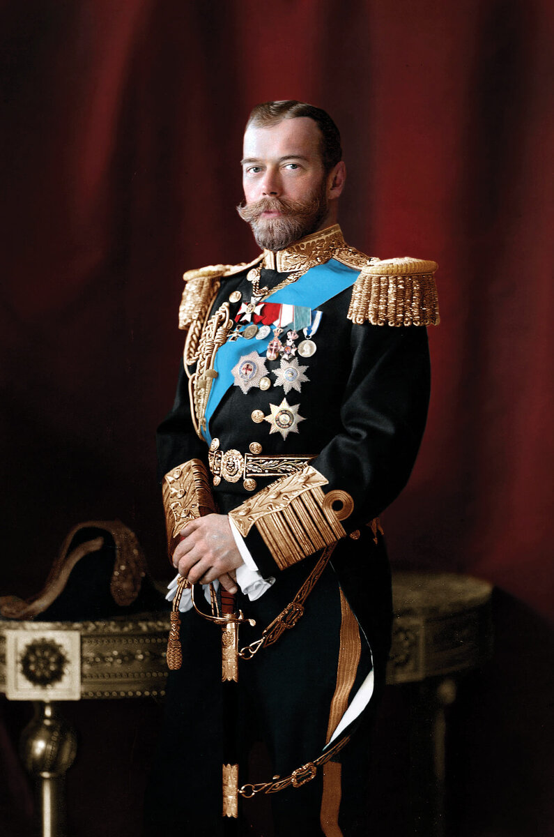 Tsar Nicholas II of Russia / Царь Николай II  Фото отредактировано в цвете от Klimbim