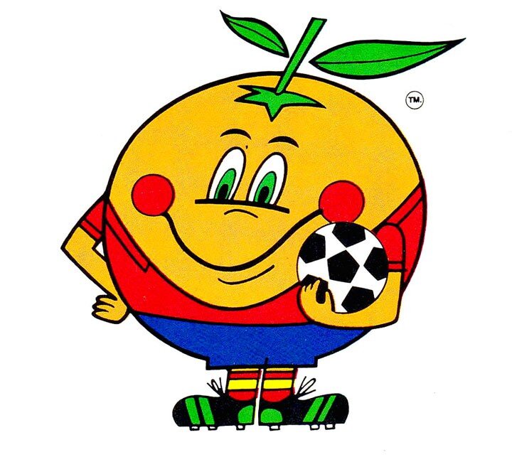 Талисман ЧМ-1982 апельсинчик Наранхито