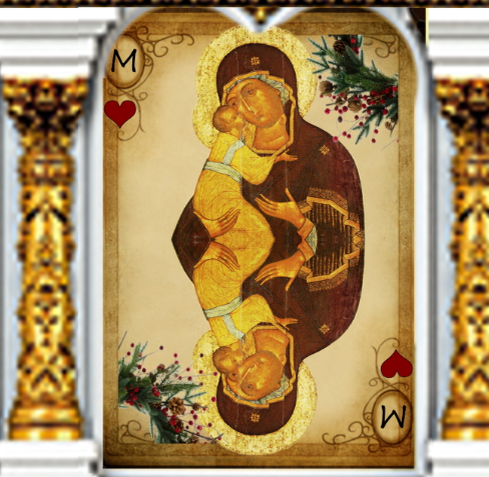 Востоновленная икона Родины Матери в Таре (иконостасе Руси)