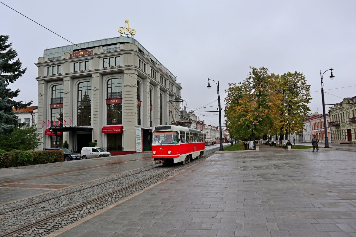 Владикавказ: единственная в России трамвайно-пешеходная улица снова в строю!