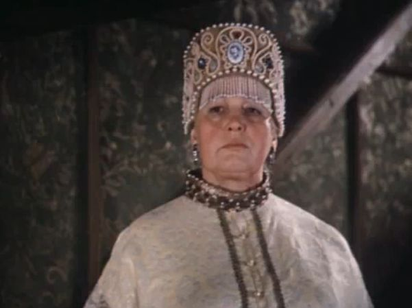 Кадр из фильма " Россия молодая" 1981г. в роли княгини Авдотьи.