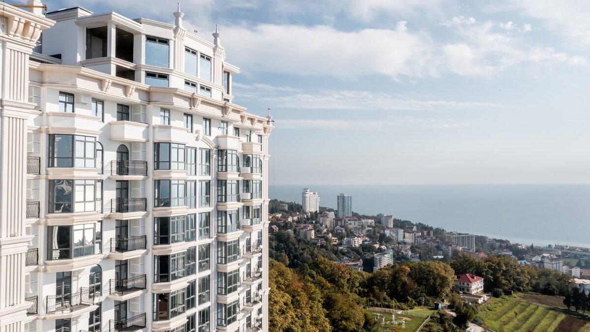 Жилой комплекс бизнес-класса в центре Сочи. Цены квартир здесь от 11,5млн.₽ (37кв.м)