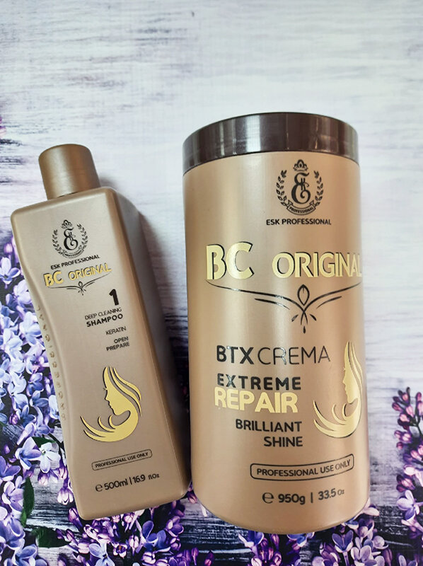 Шампунь глубокой очистки BC Original и ботокс BTX Crema