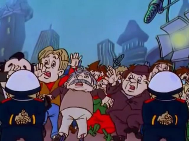 Кадры из "Незнайка на Луне" 1997-1999