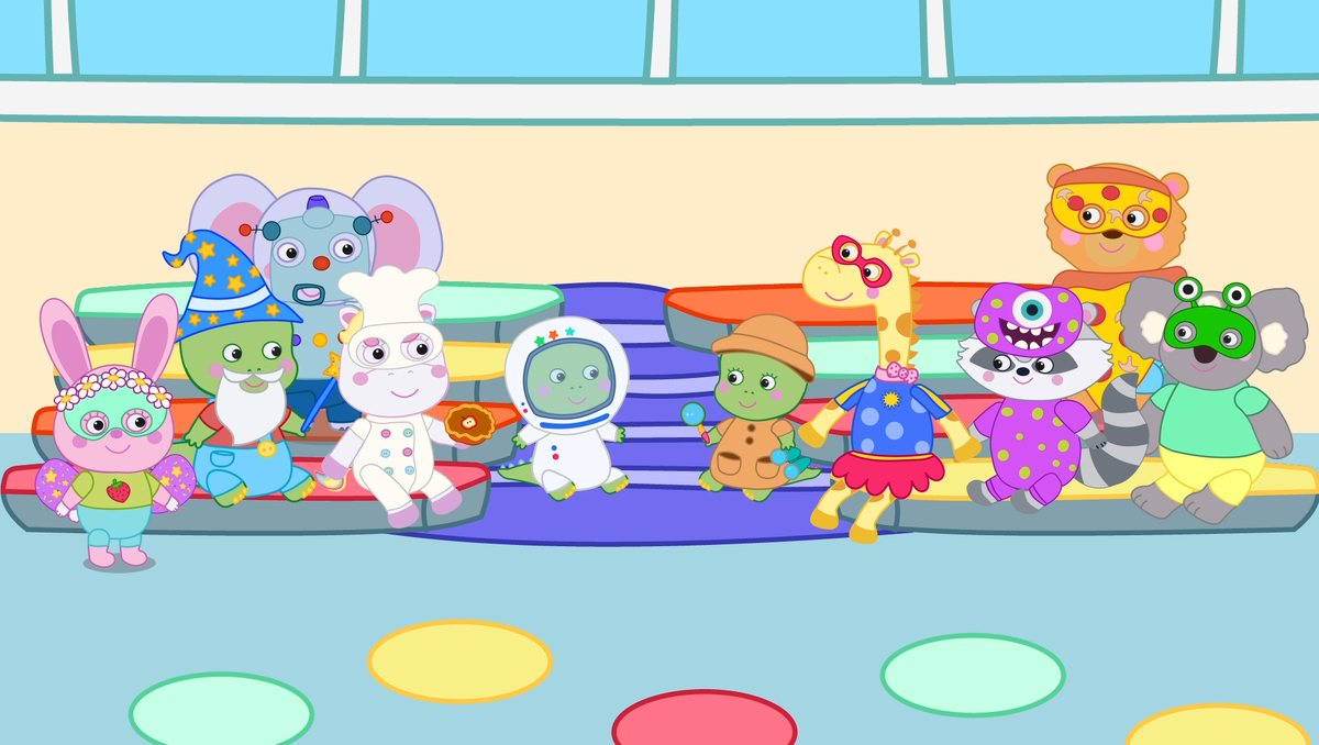 Дино друзья Маскарад часть 2