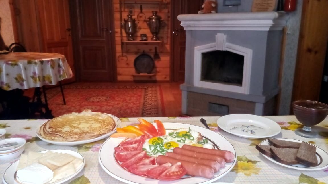 Фото автора. Наш завтрак.