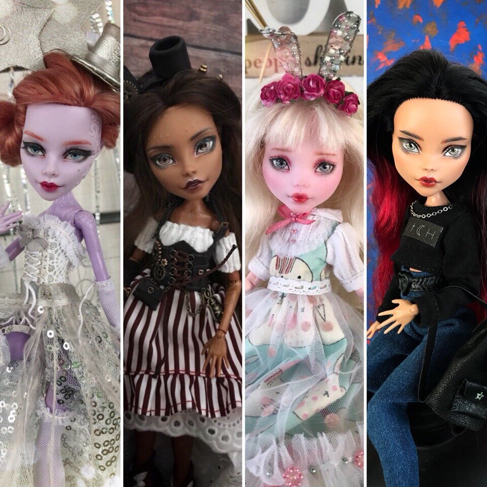 "Мулен Руж", "Стимпанк", "Милашка", "Дерзкая девчонка"