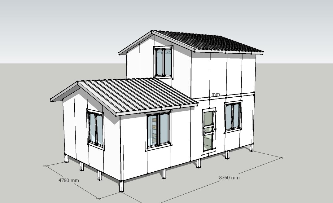 Проект дома "Дачный" 63 кв.м.