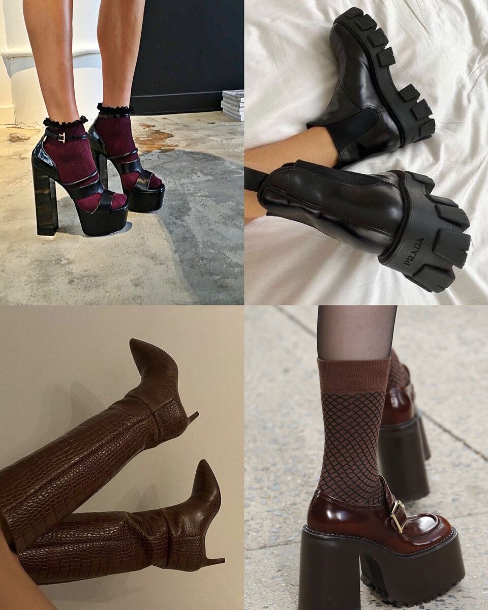 Актуальная обувь. Источник: Pinterest. 