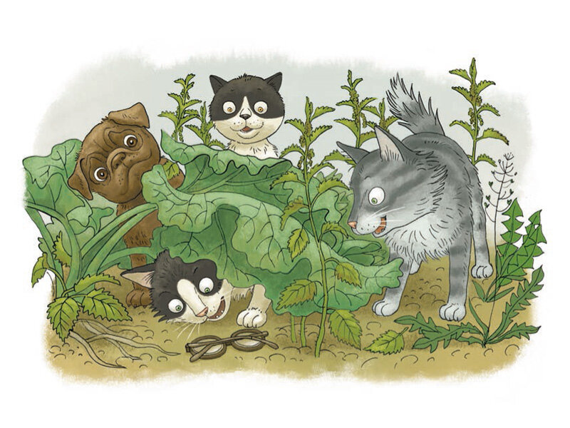 Иллюстрация из книги «У кошек всегда каникулы»