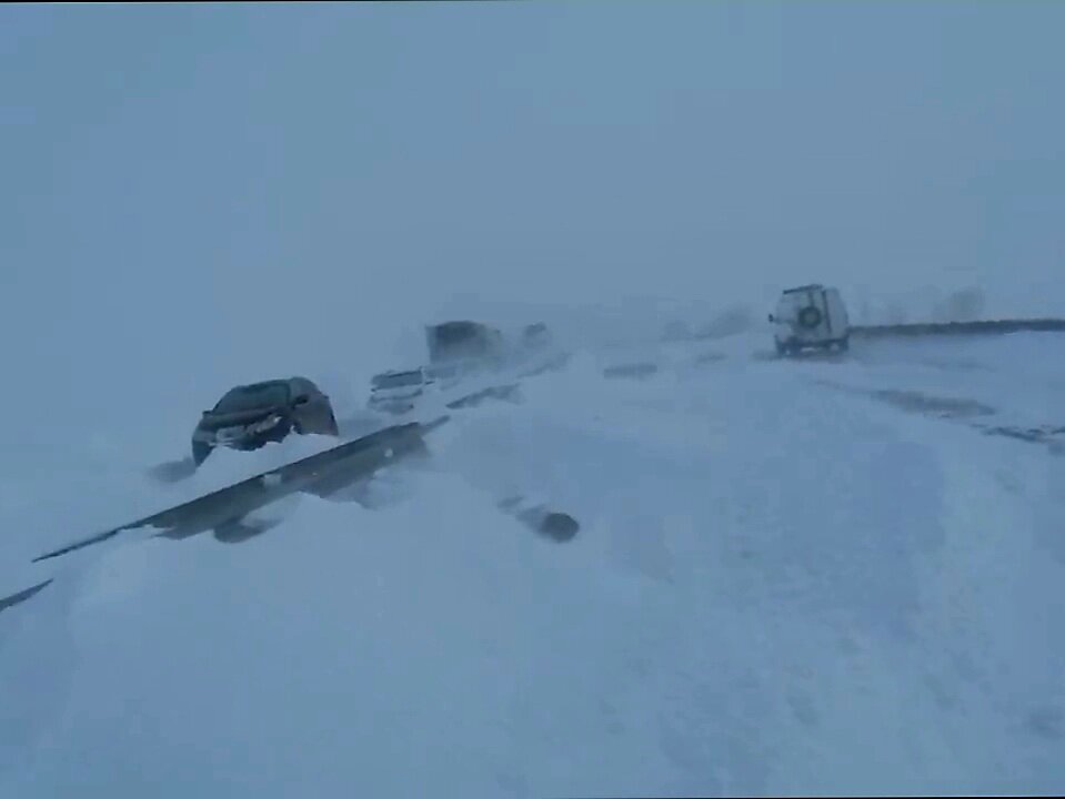 Снежные заносы. Южный Урал