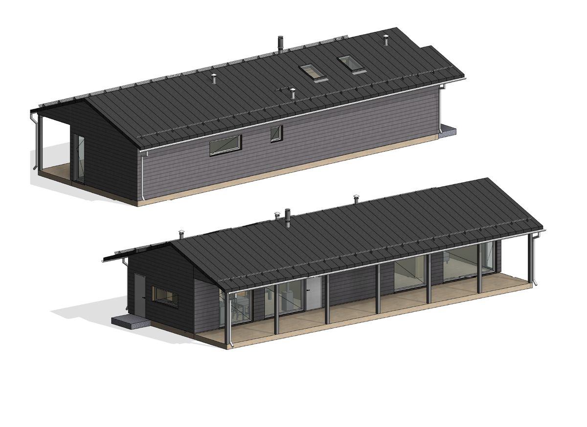 Цена одноэтажного каркасного дома ~5*19 = 91,6 м2 на УШП | Андрей Шанс ...