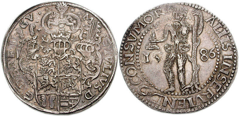 Лихтенталер. Classical Numismatic Group, Inc. http://www.cngcoins.com, CC BY-SA 3.0 <http://creativecommons.org/licenses/by-sa/3.0/>, via Wikimedia Commons