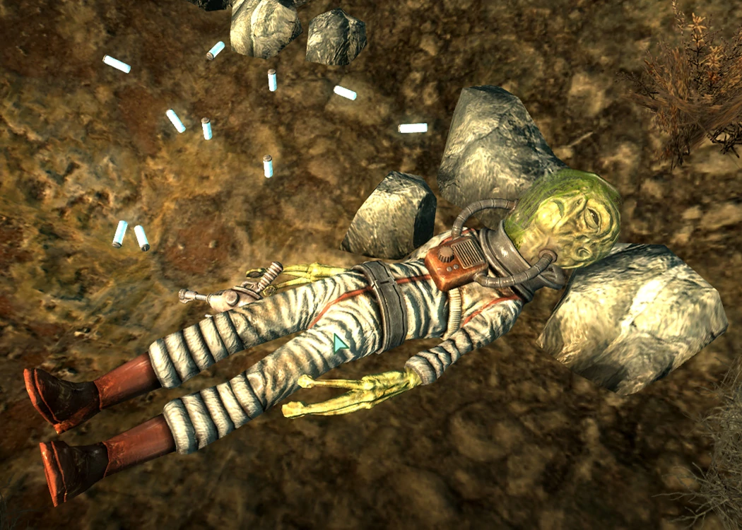 Пришелец а также бластер. Источник fallout.fandom.com