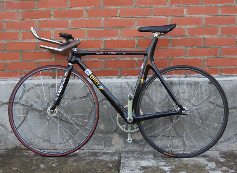 Велосипед "Элин" производства КБ Антонова, принадлежавший Чемпионке Мира Н. Каримовой. Из коллекции Веломузея Андрея Мятиева.