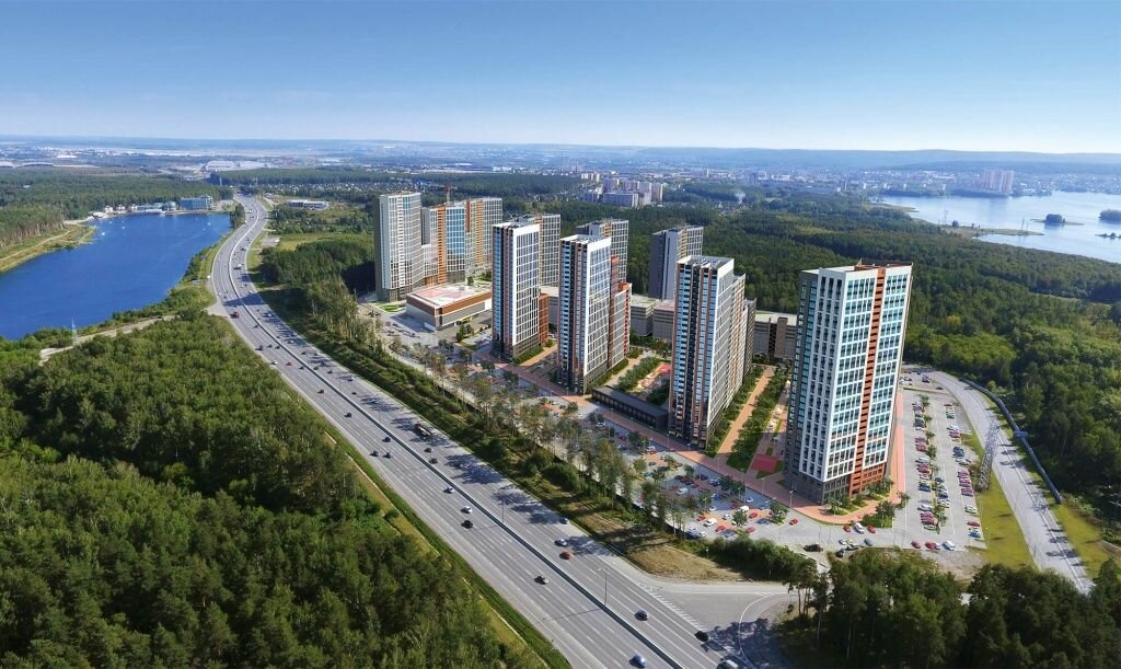 Старт продаж квартир в новых домах микрорайона Светлый в Екатеринбурге
